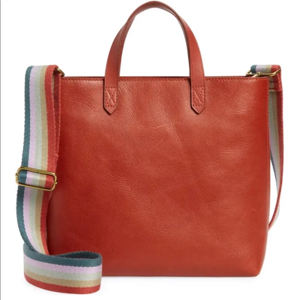 Madewell Small Transport Leather Crossbody Tote